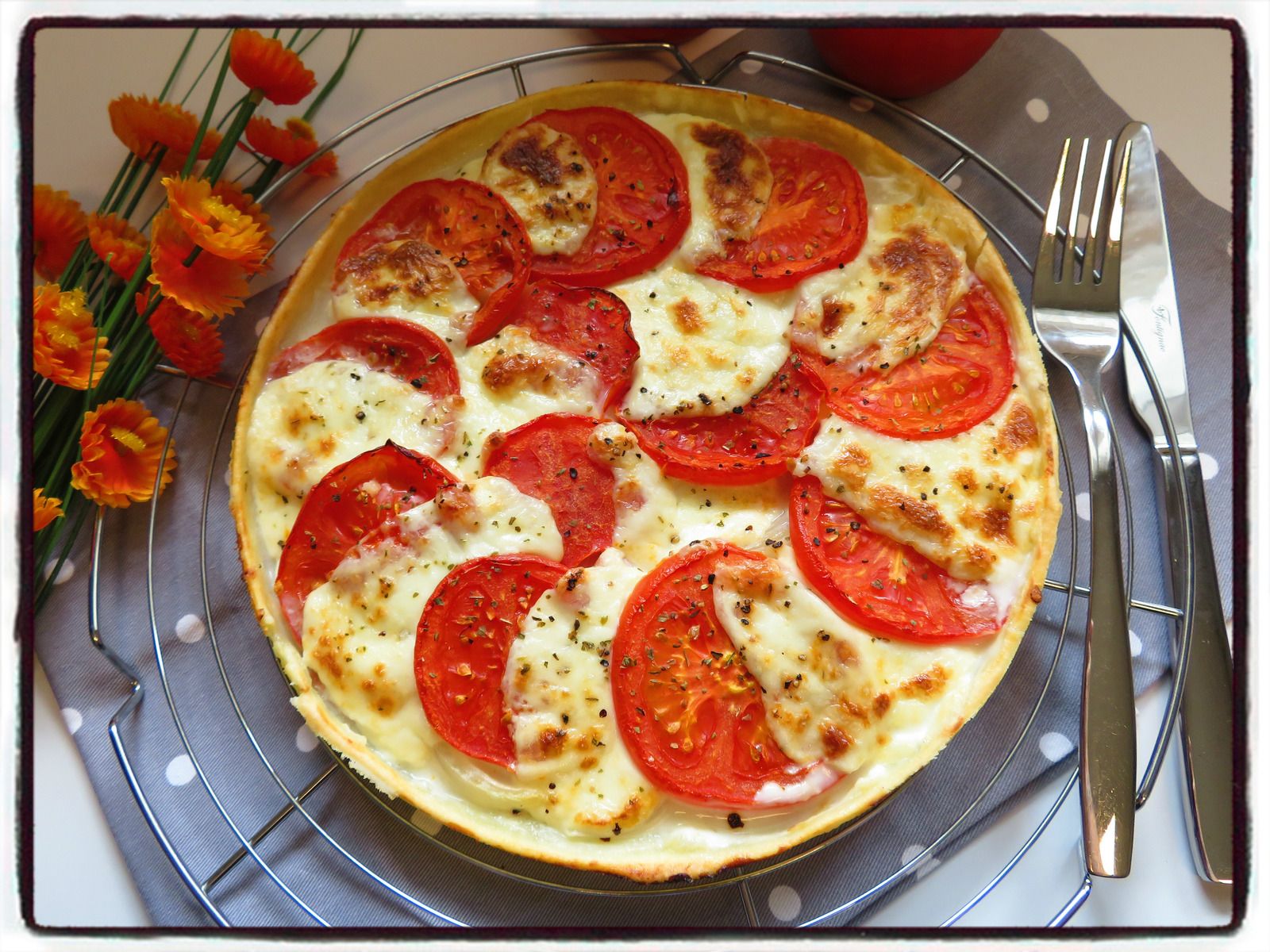 tarte tomate mozzarella