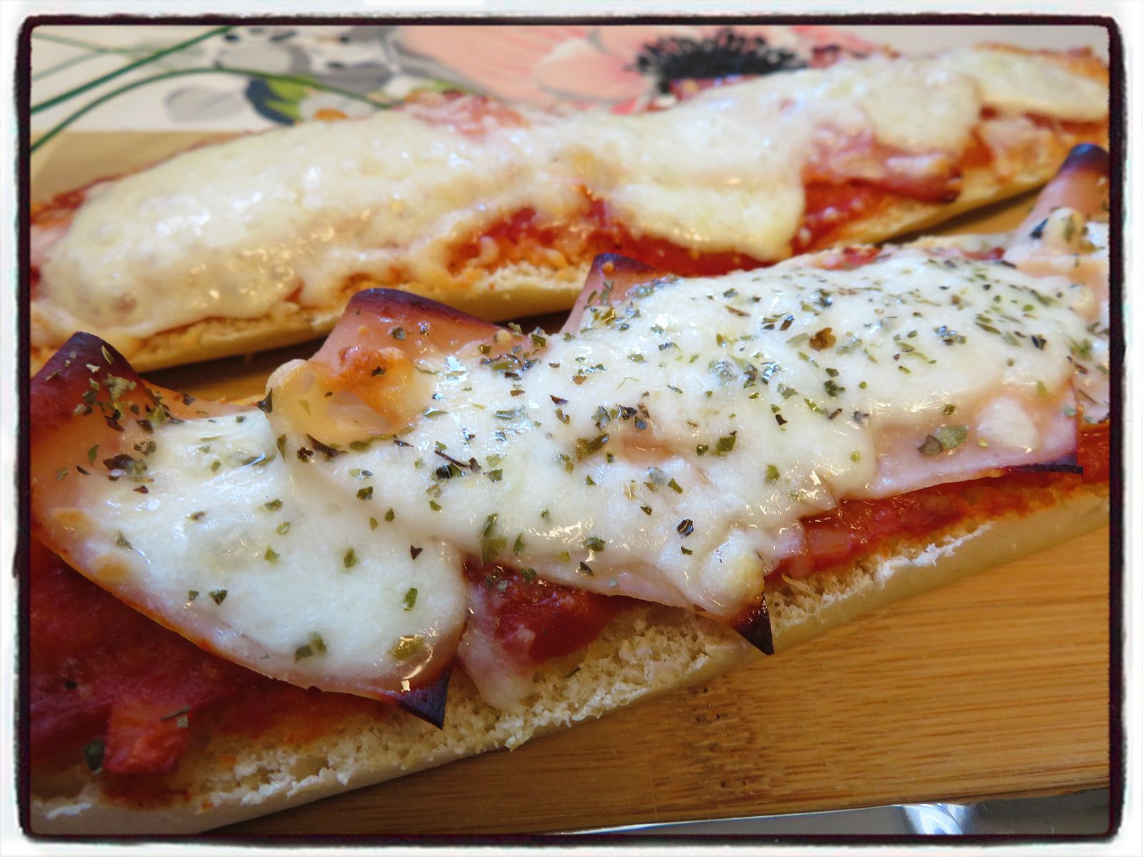 baguette farcie pizza