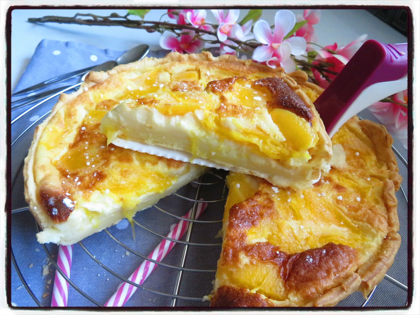 tarte clafoutis abricot