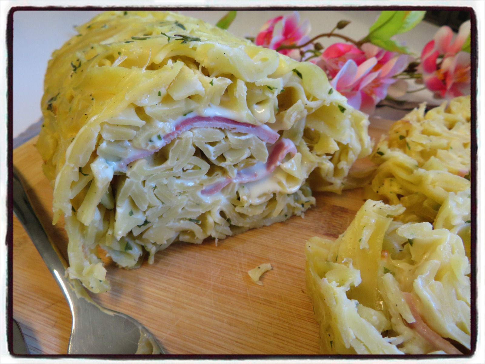 gâteau roulé tagliatelles