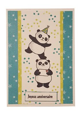 Carte Anniversaire Pandas Elostamp Elodie Demonstratrice Independante Stampin Up Carte Anniversaire Pandas Elostamp Elodie Demonstratrice Independante Stampin Up