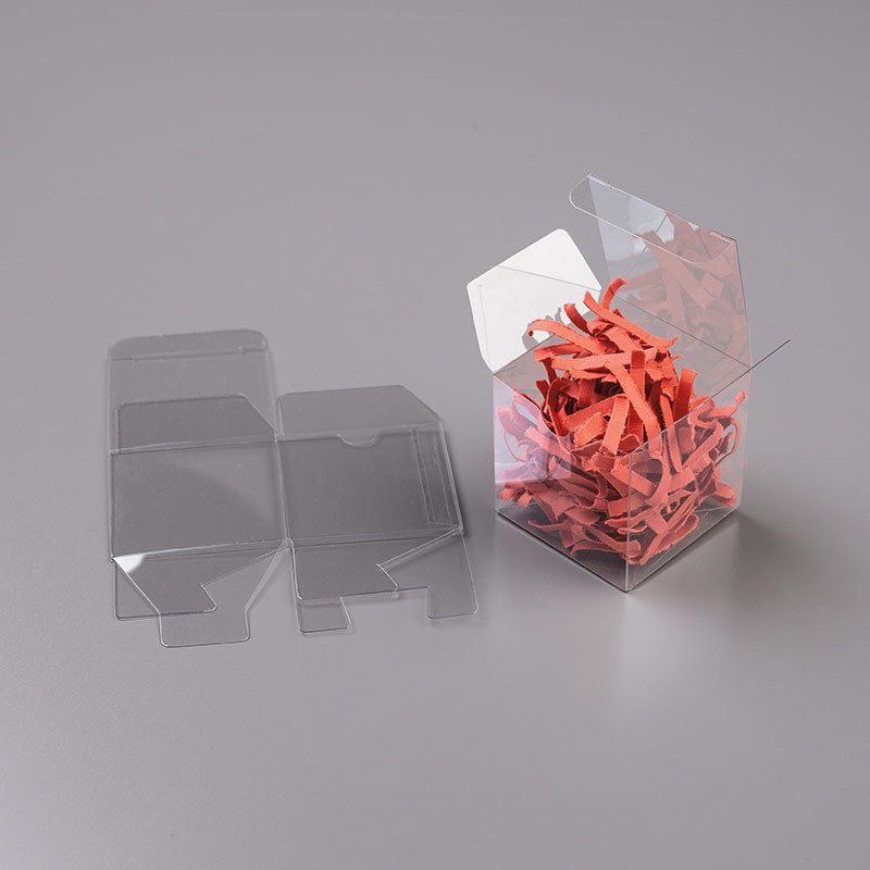 Mini boîtes à sucreries transparentes