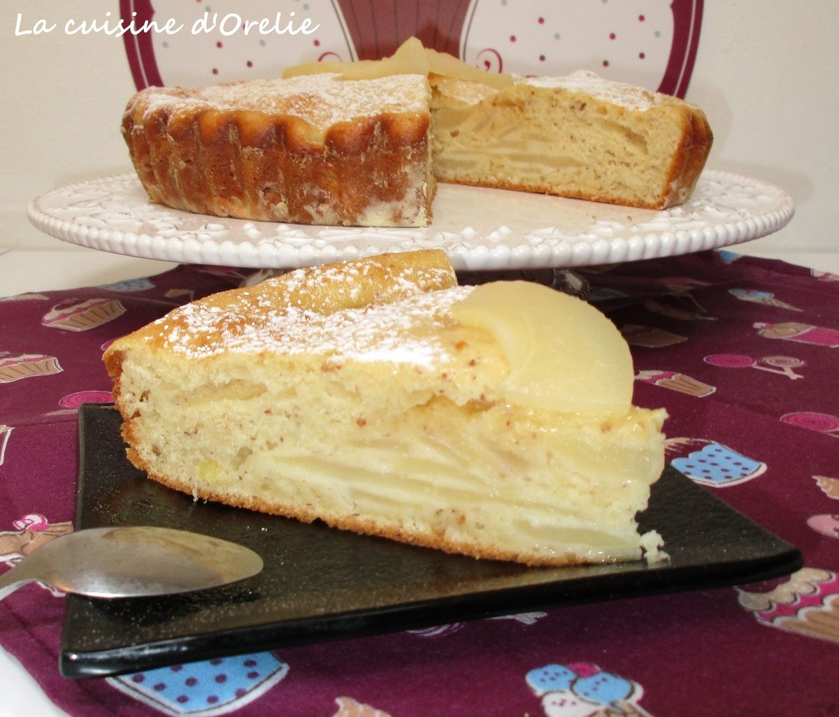 Gateau Au Yaourt Poires Et Amandes La Cuisine D Orelie