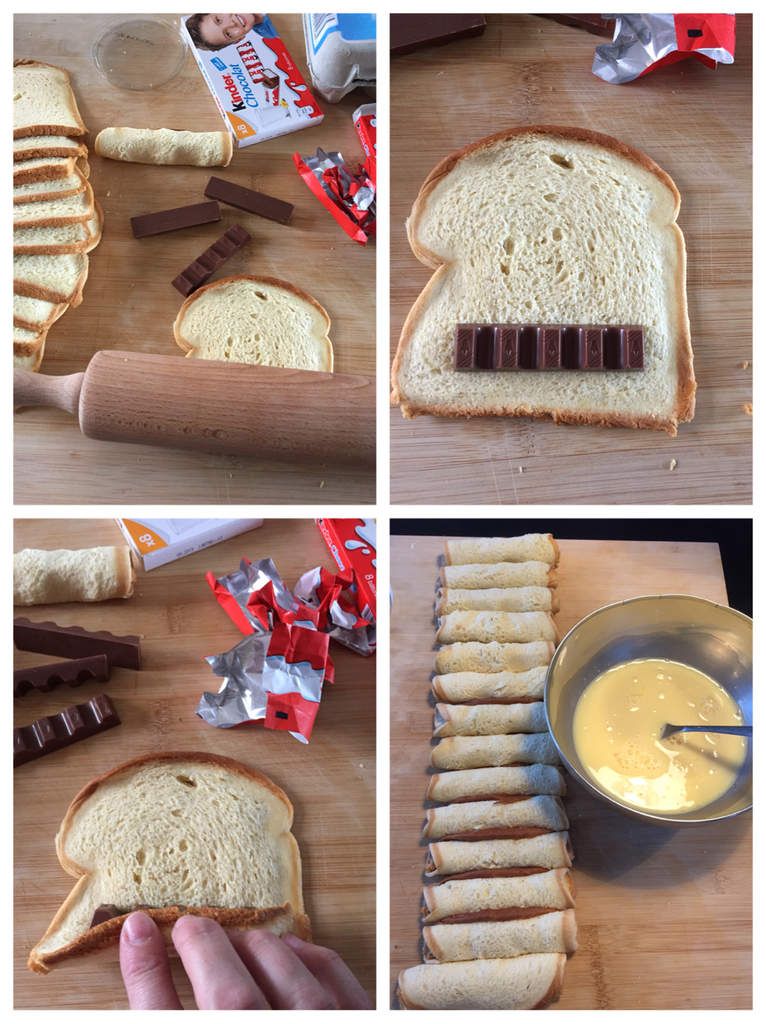 Brioche Perdu Au Kinder Delices Douceurs Et Gourmandises