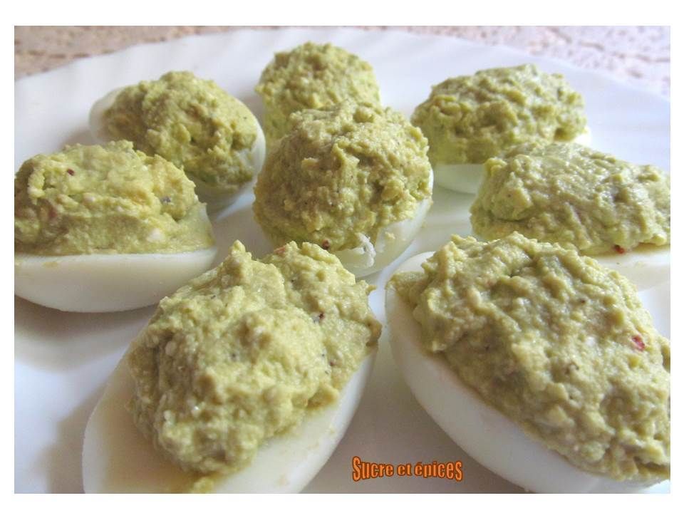 Oeufs farcis à l'avocat et à la feta