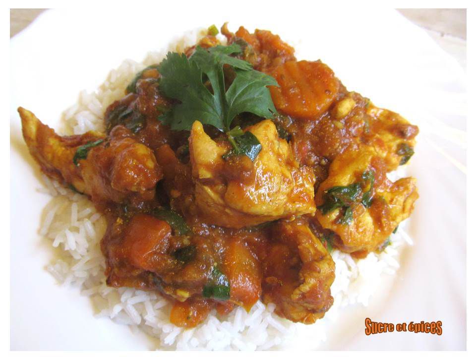 Curry au poulet et aux légumes