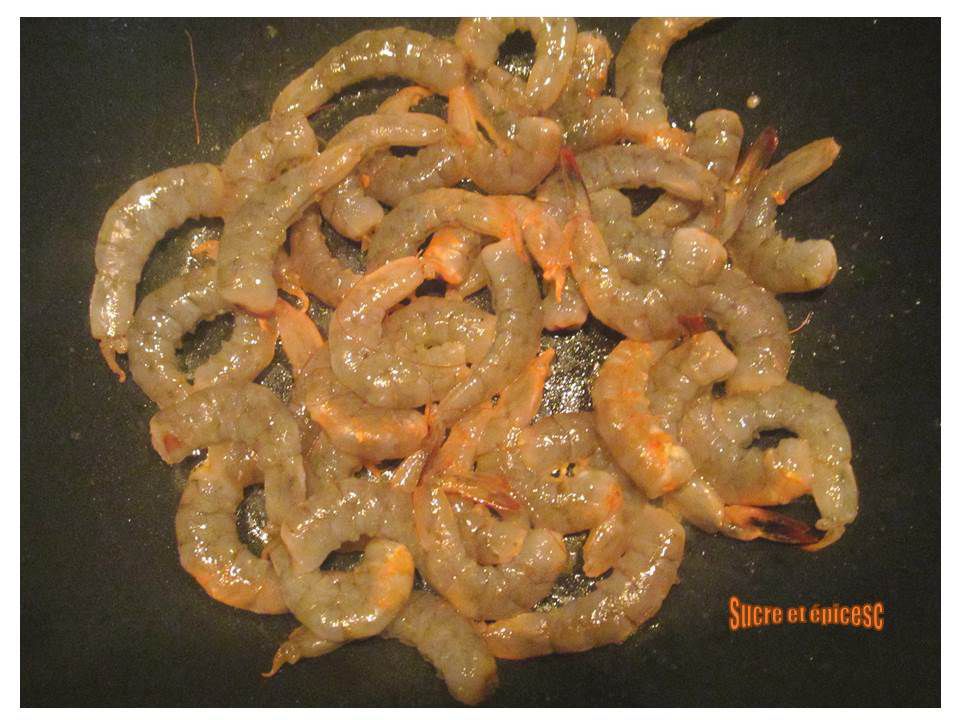 Riz frit aux crevettes façon thaï 