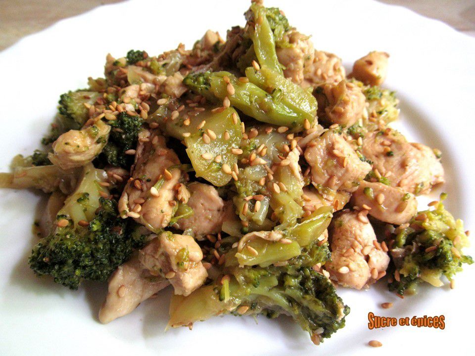 Épices avec brocolis - Cuisine légère