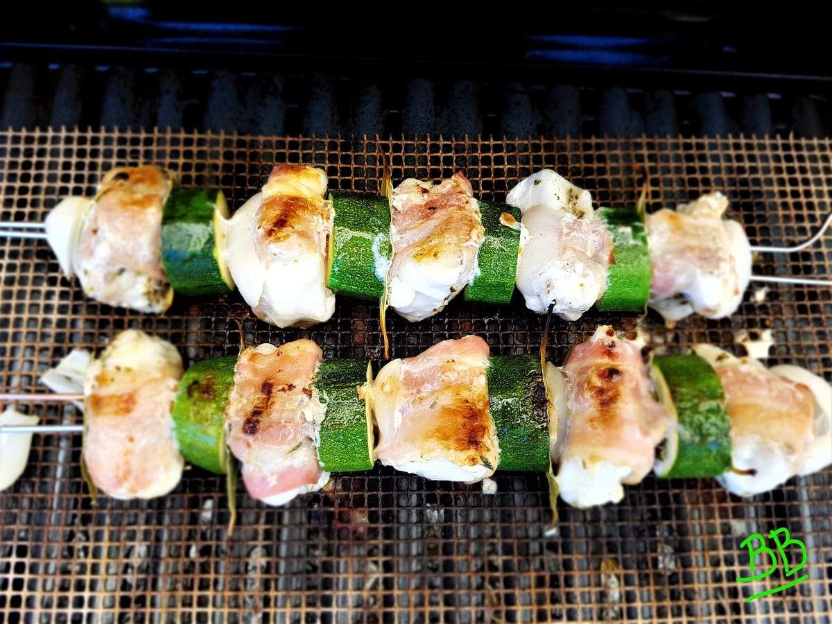 Recette de mini-brochettes de lotte sur le BBQ