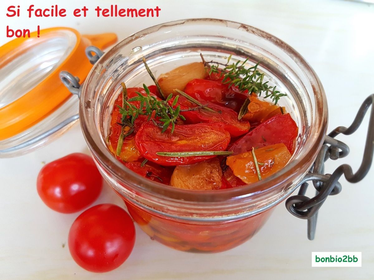 Recette facile de tomates séchées au four!