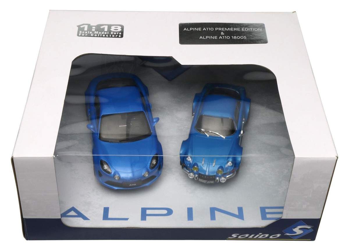 1/18 : Un pack Solido réunit les Alpine de 1973 et 2017 - Mini PDLV