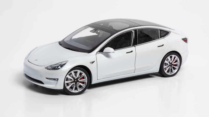 Miniature tesla sales model 3