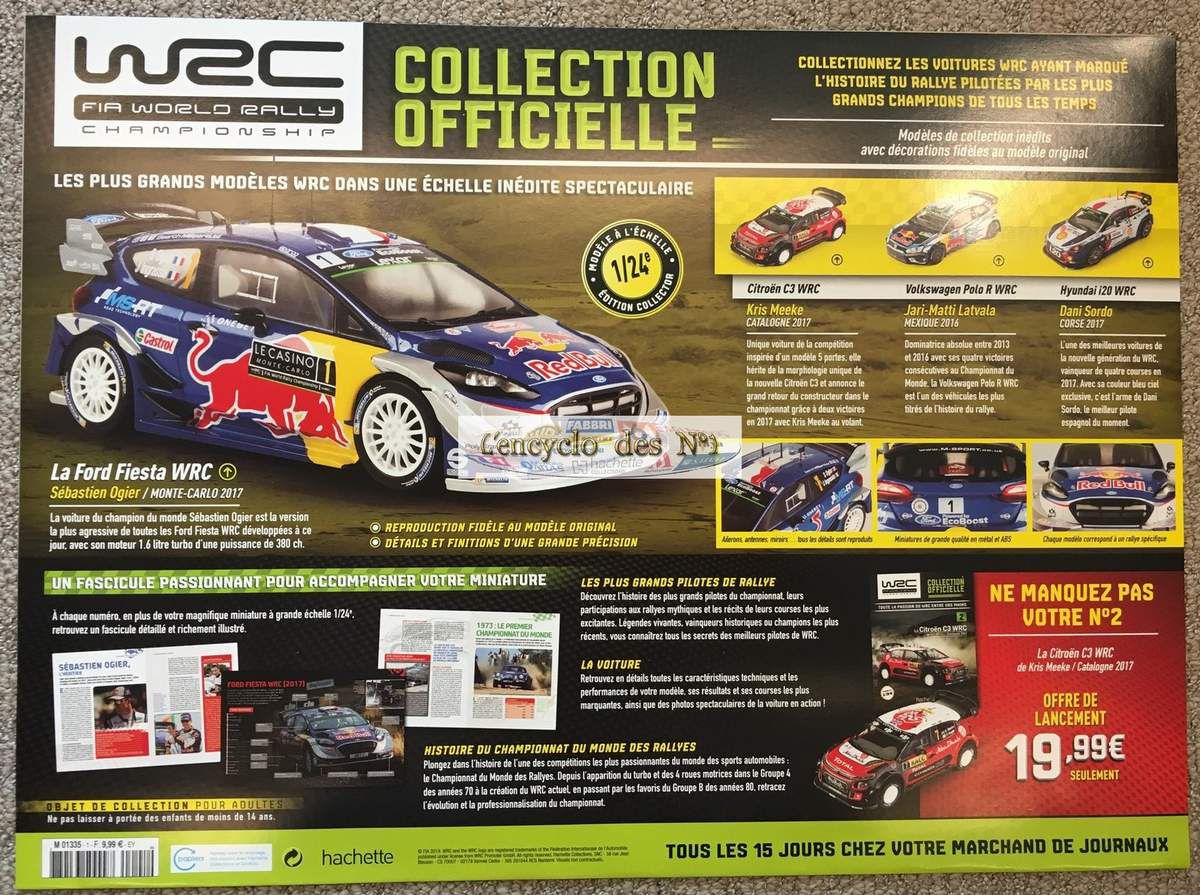 Hachette : Collection officielle WRC à l'échelle 1/24