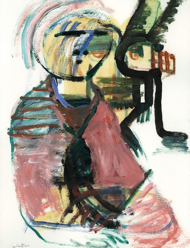 acrylique sur papier (30x40cm)