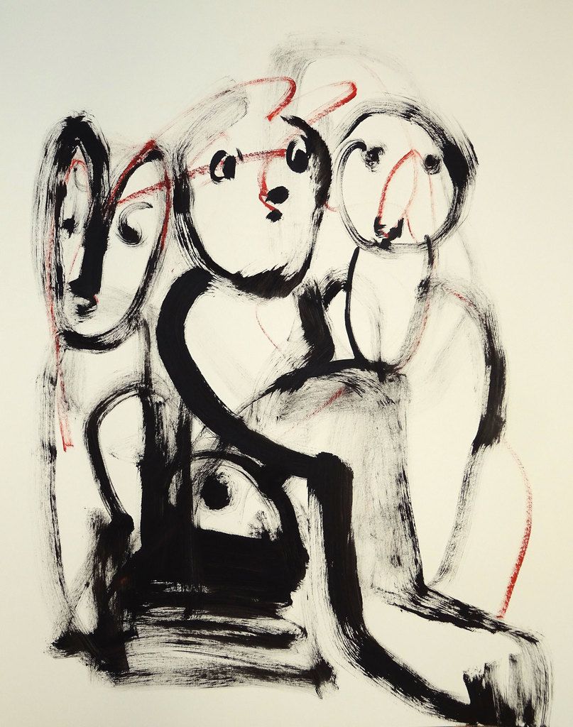 acrylique sur papier (65x50cm)