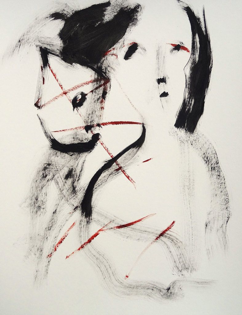 acrylique sur papier (65x50cm)