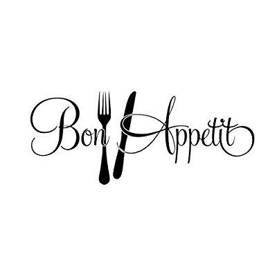 Toogoo R Bon Appetit Cuisine Stickers Muraux Decoration De La Maison Fond D Ecran Tout Cuisine