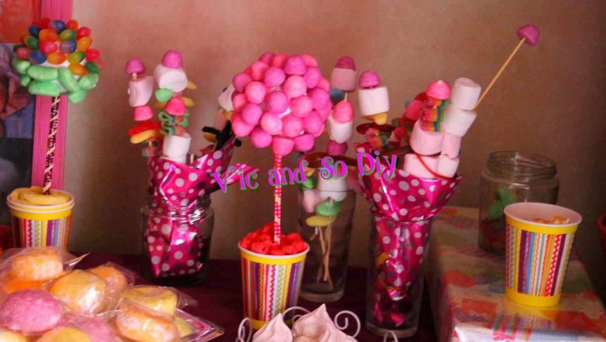 Anniversaire Theme Bonbons Et Gourmandises Les Ateliers Diy De Vic And So