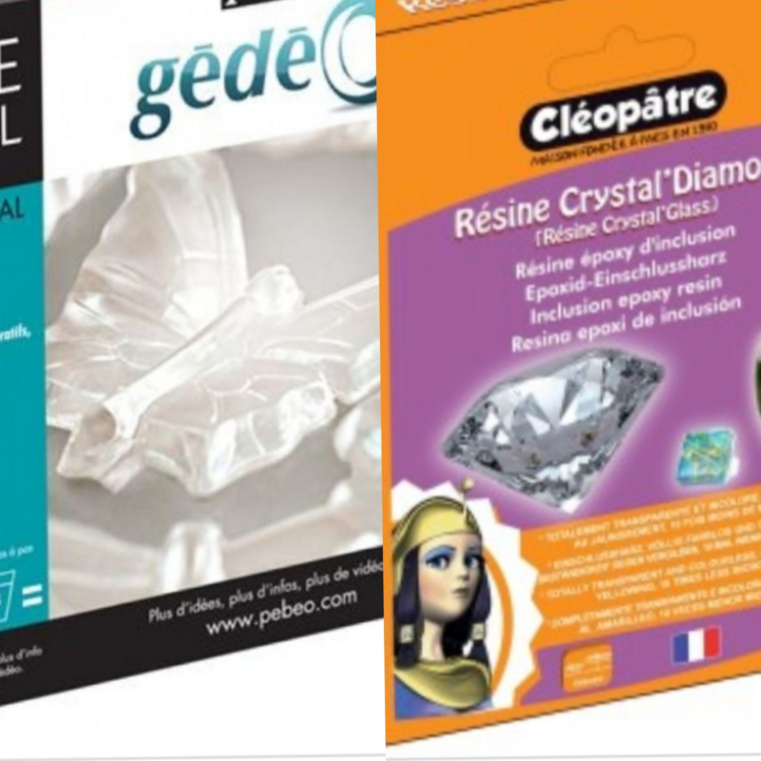 Test résine Pebeo/Cleopatre - Les ateliers diy de Vic and So
