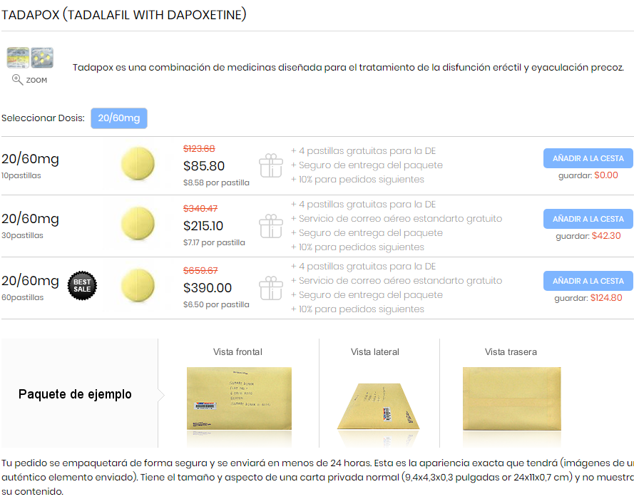 tadapox farmacia online