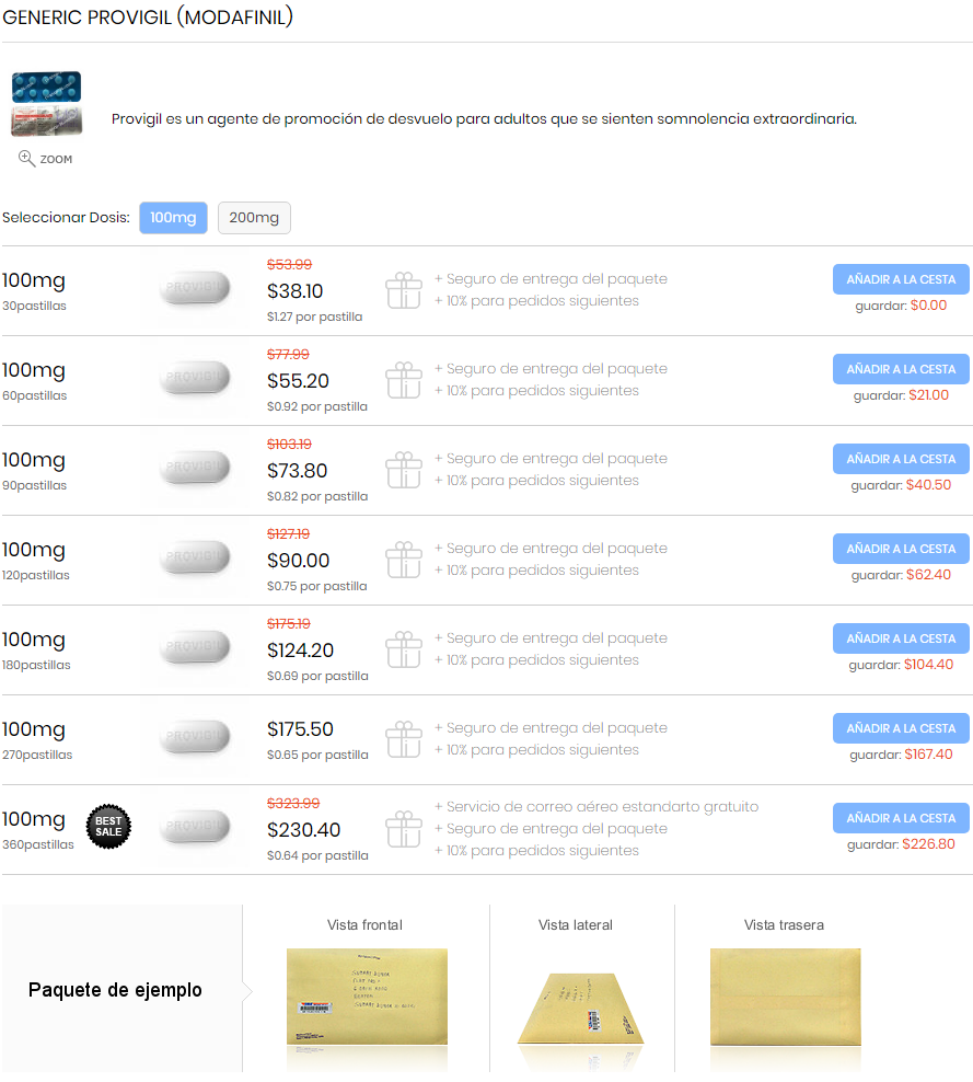 modafinil 100mg comprar