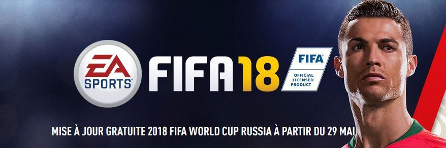 FIFA World Cup Russia, une mise à jour de FIFA 18 en approche