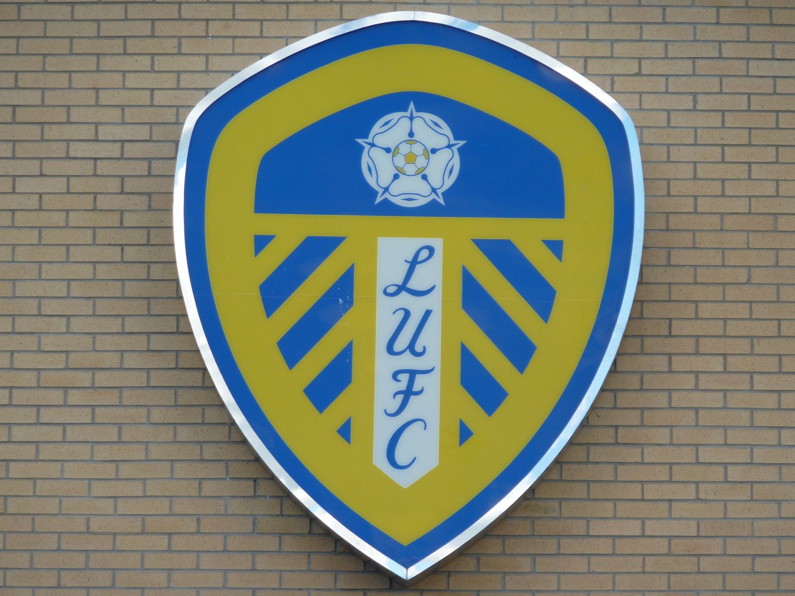 L'emblème du club de football Leeds United