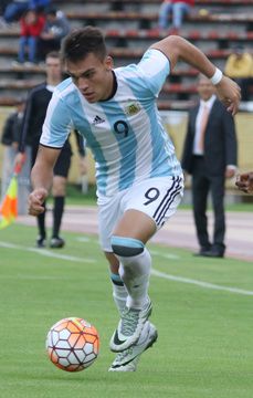 Une photo du footballeur Lautaro Martínez