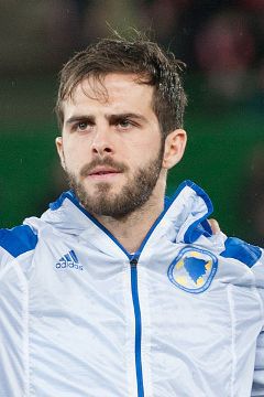 Une photo du footballeur Miralem Pjanić