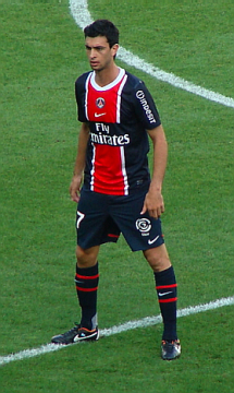 Une photo du footballeur Javier Pastore