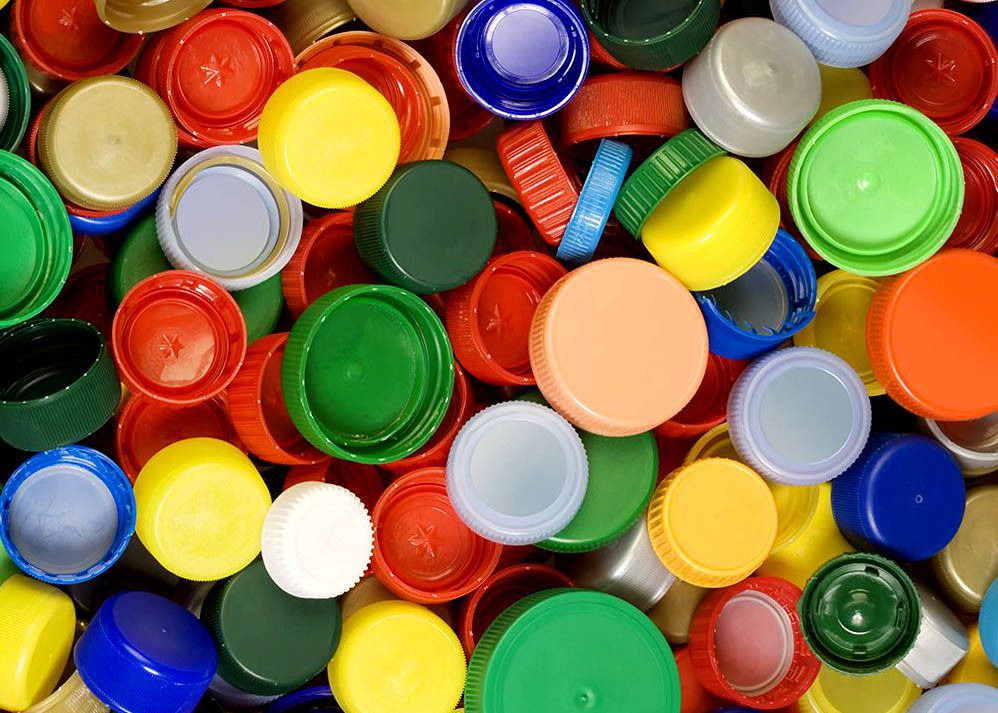 Photo : Recyclés, les bouchons plastique auront une autre vie