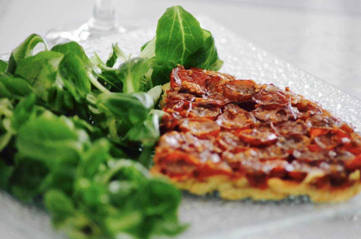 Tarte Tatin De Tomates Cerises Au Caramel De Balsamique Maman