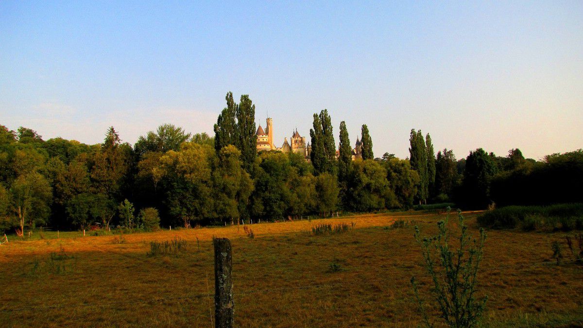 le château de Pierrefonds en forêt de Compiègne