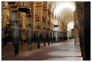 Piliers de la cathédrale-mosquée de Cordoue