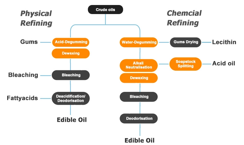small scale vegetable oil refinery process