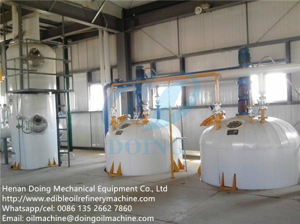 semi-continuous soybean oil refining machine