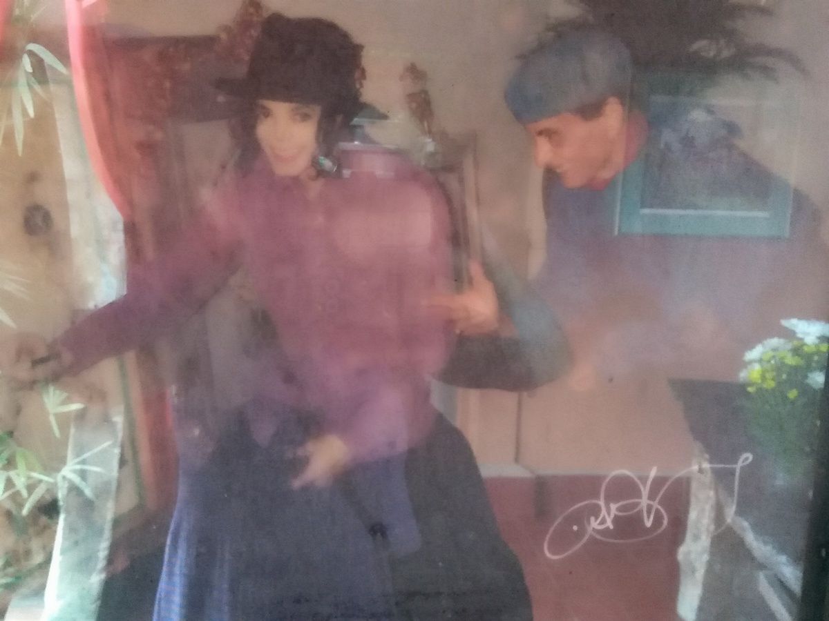 Clin d'œil à Françoise : une photo de Blanco avec Mickaël Jackson ci-dessus