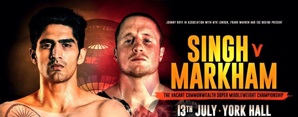 Vijender Singh vs Lee Markham boxing live stream Watch Vijender Markham Fight Online 2018 July 13