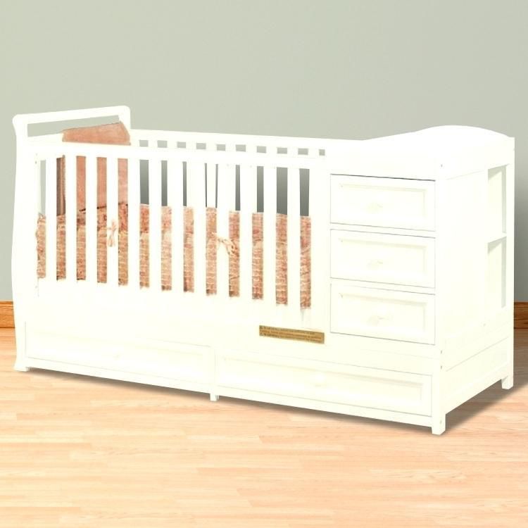 over crib changing table