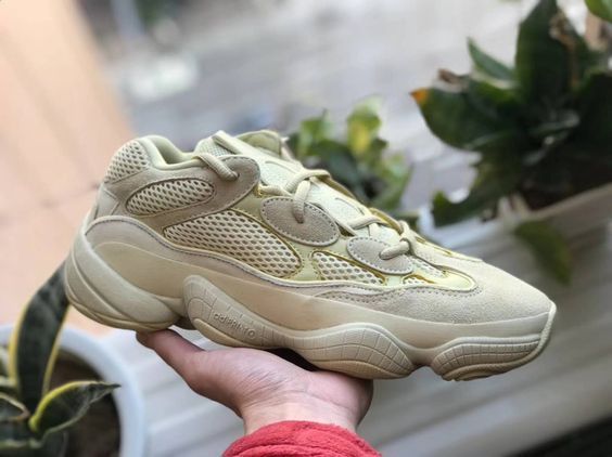 yeezy 500 yellow on feet