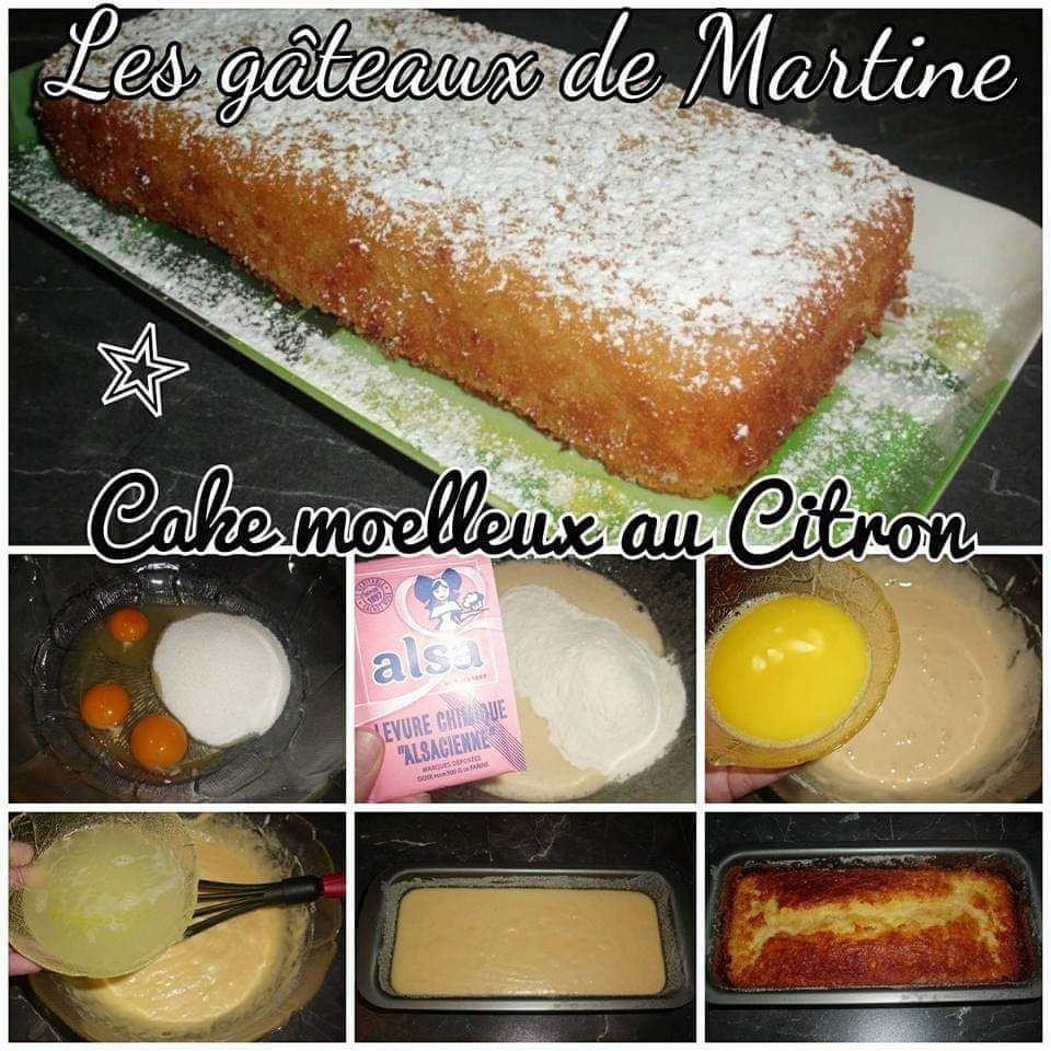Cake Moelleux Au Citron Lesgateauxdemartine Over Blog Com