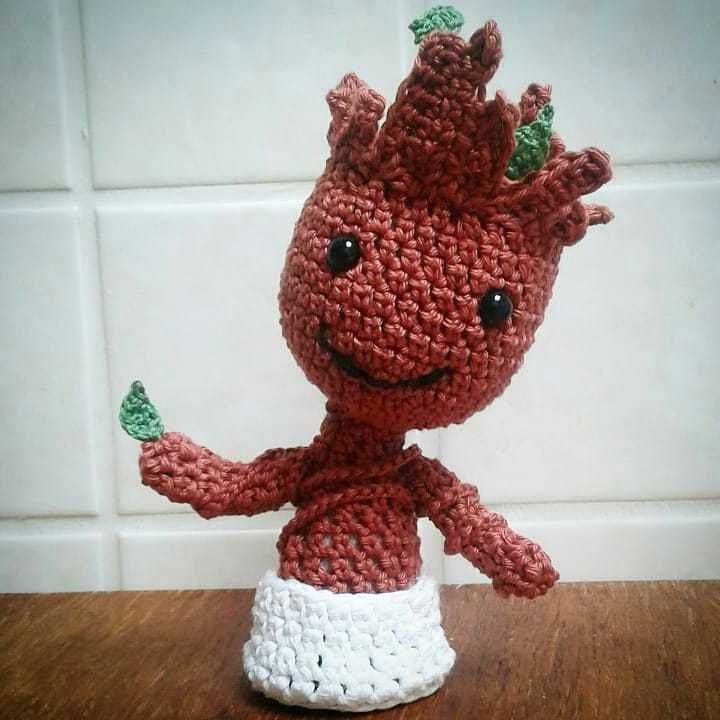 Baby-groot au crochet