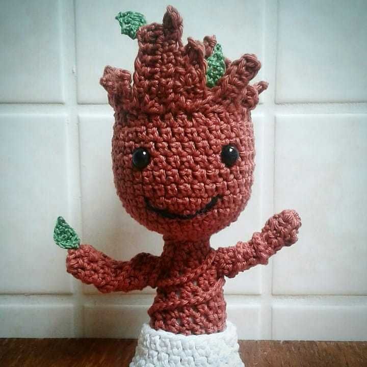 Baby-groot au crochet