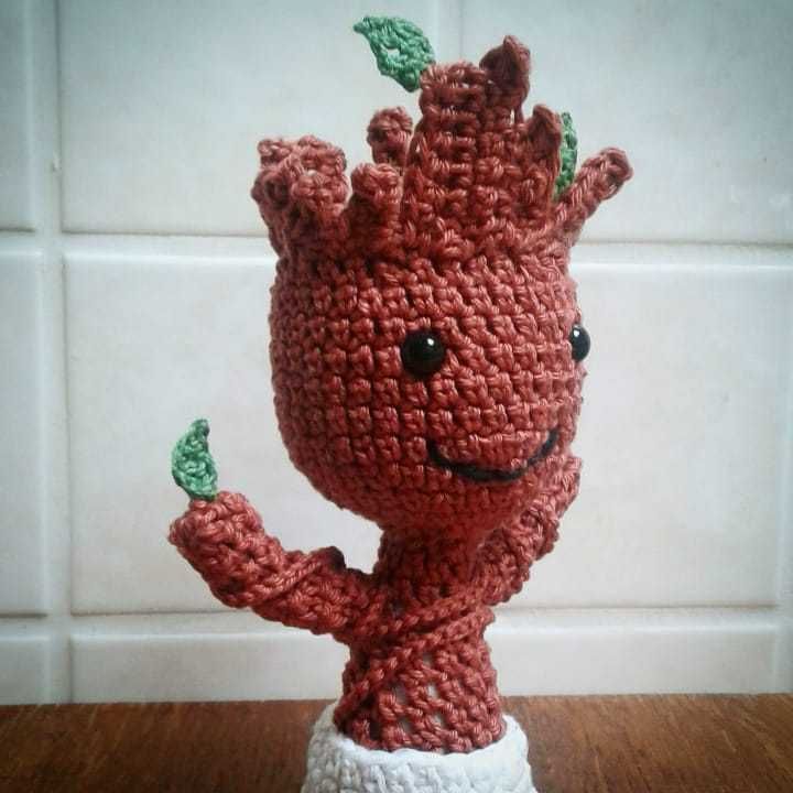 Baby-groot au crochet
