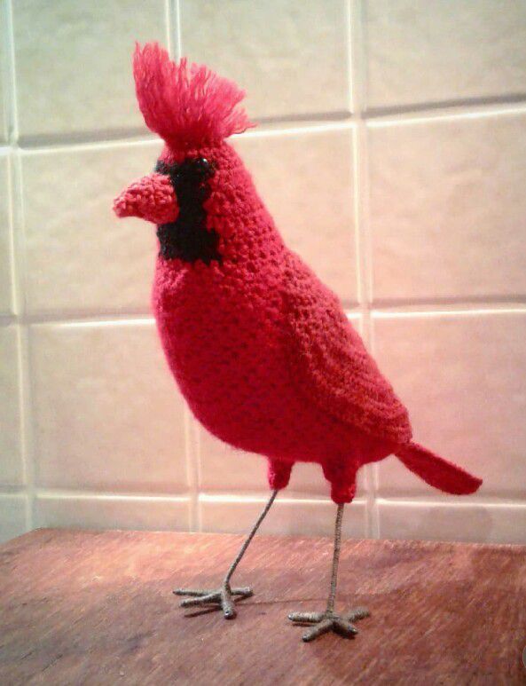 oiseau au crochet cardinal Vanessa Mooncie