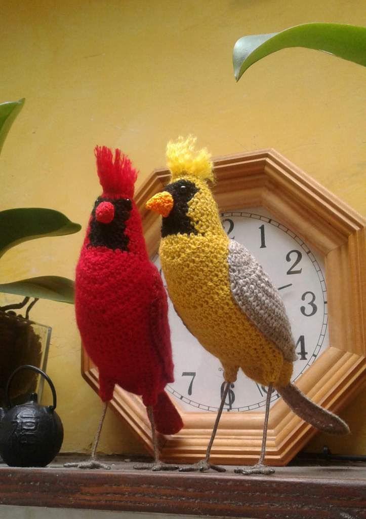 oiseau au crochet cardinal Vanessa Mooncie