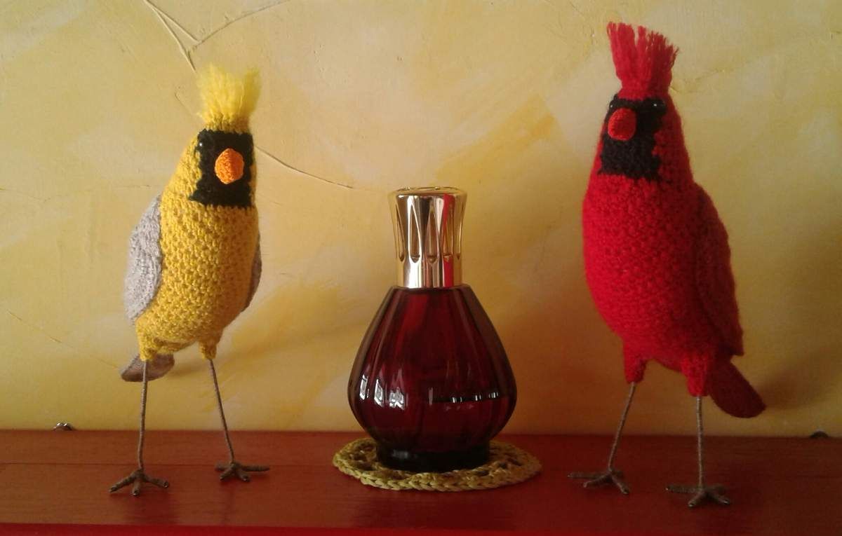 oiseau au crochet cardinal Vanessa Mooncie