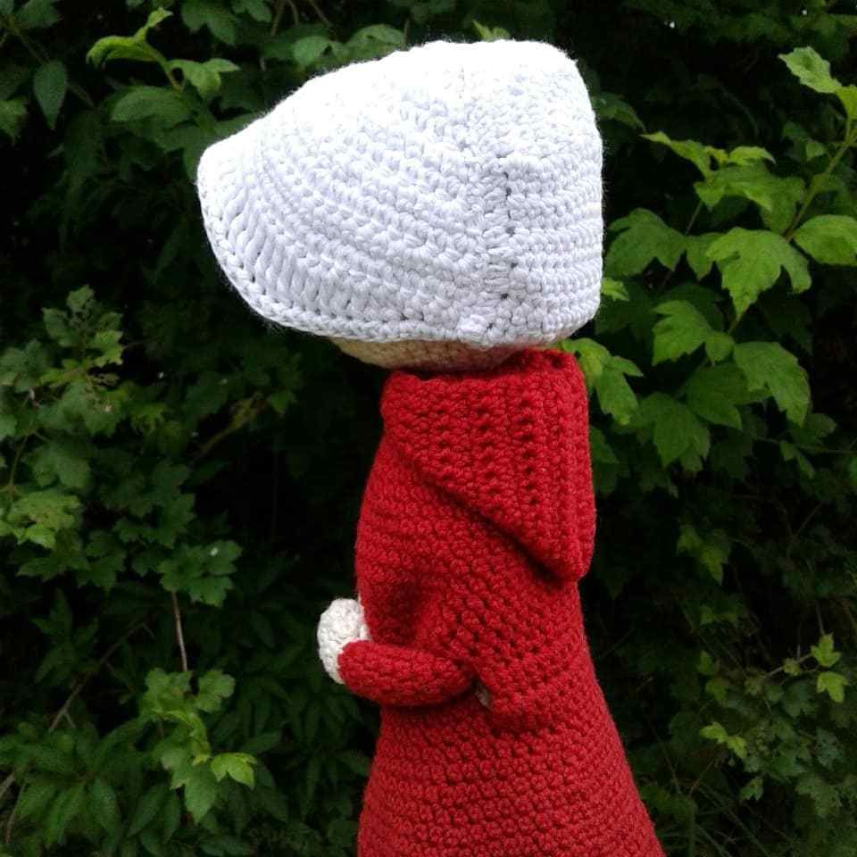 Handmaid's tale, La servante écarlate, crochet, Elisabeth Moss