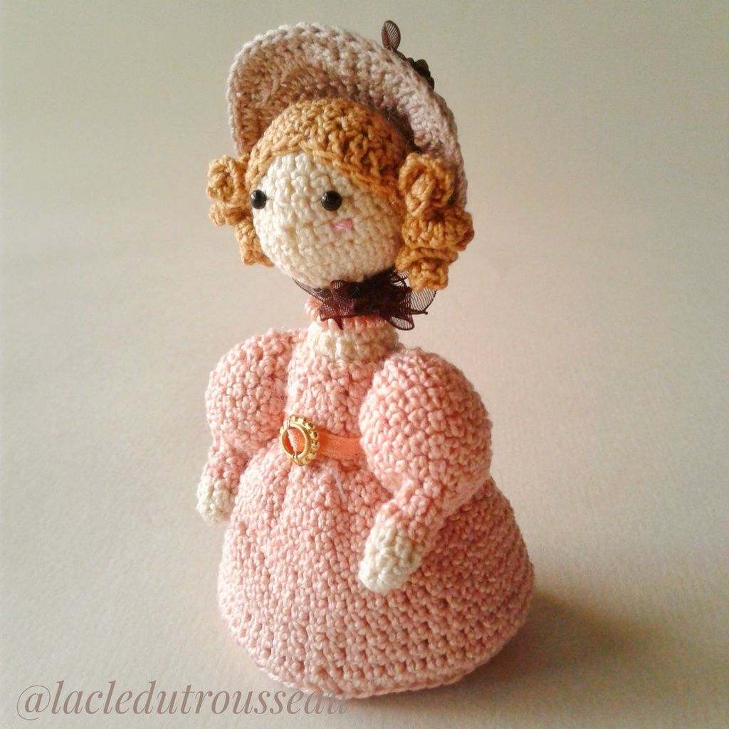 Ann Walker, miniidoles, Anne Lister, Gentleman Jack, amigurumi, doll, crochet, poupées