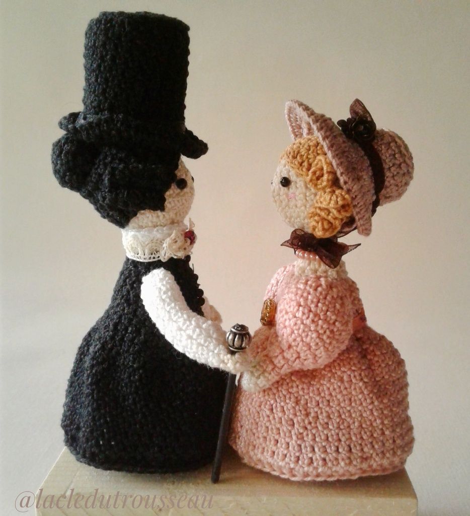Ann Walker, miniidoles, Anne Lister, Gentleman Jack, amigurumi, doll, crochet, poupées